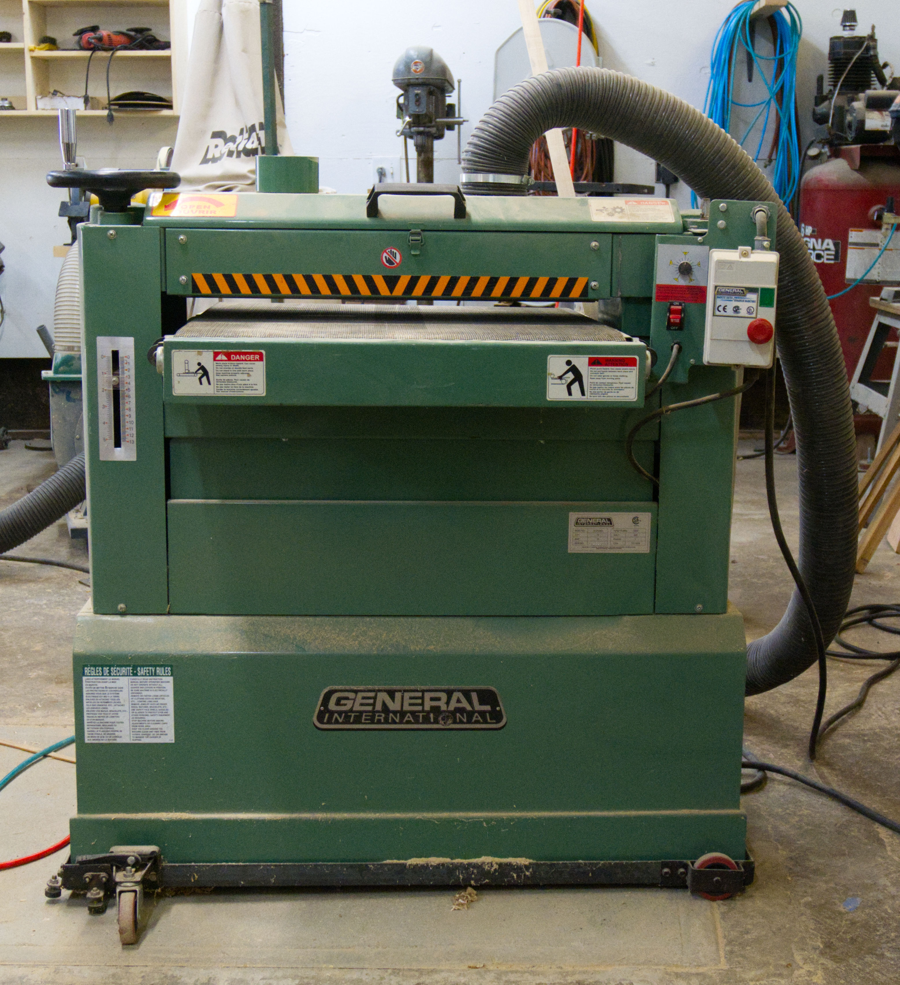 A drum sander