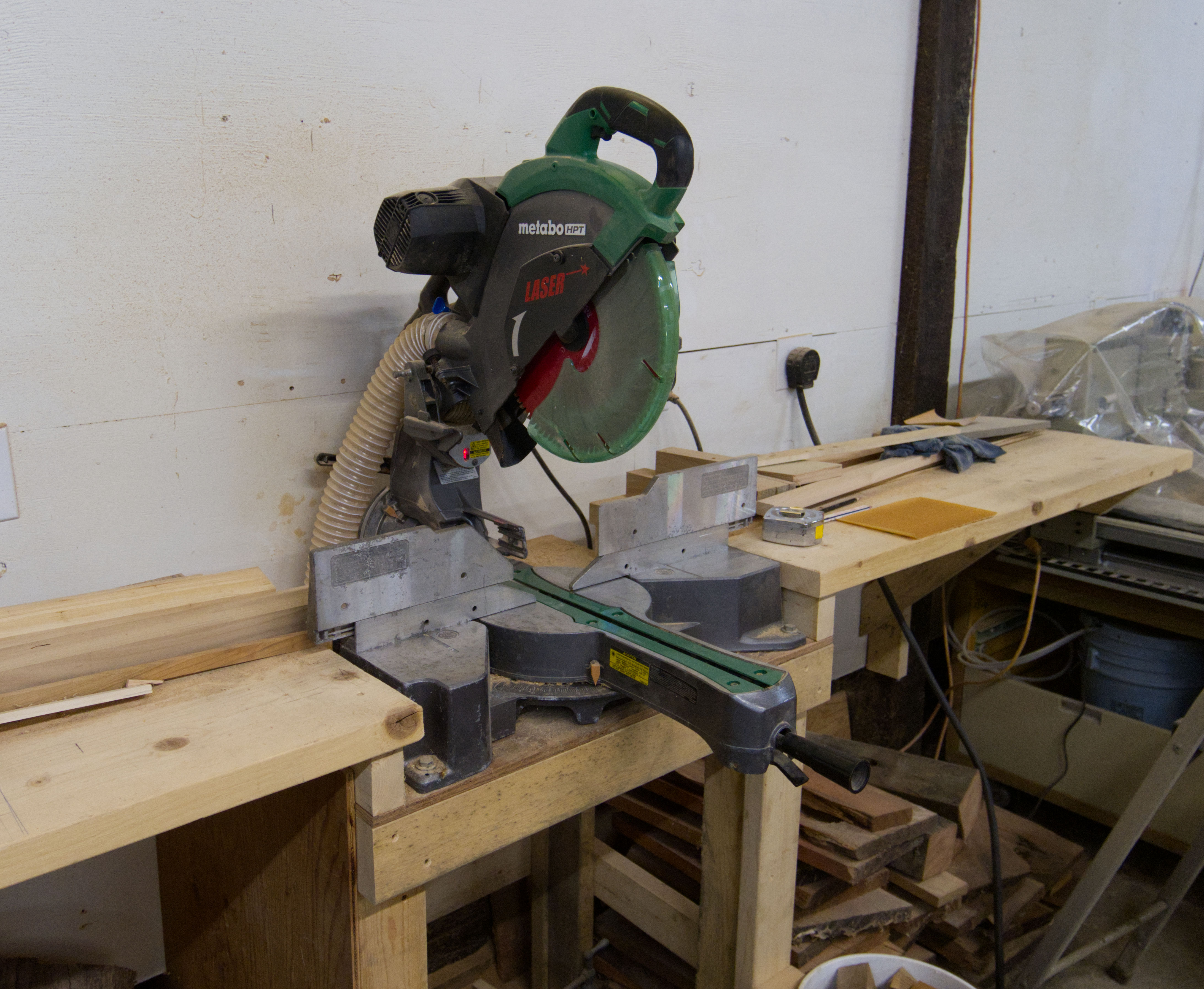A miter saw