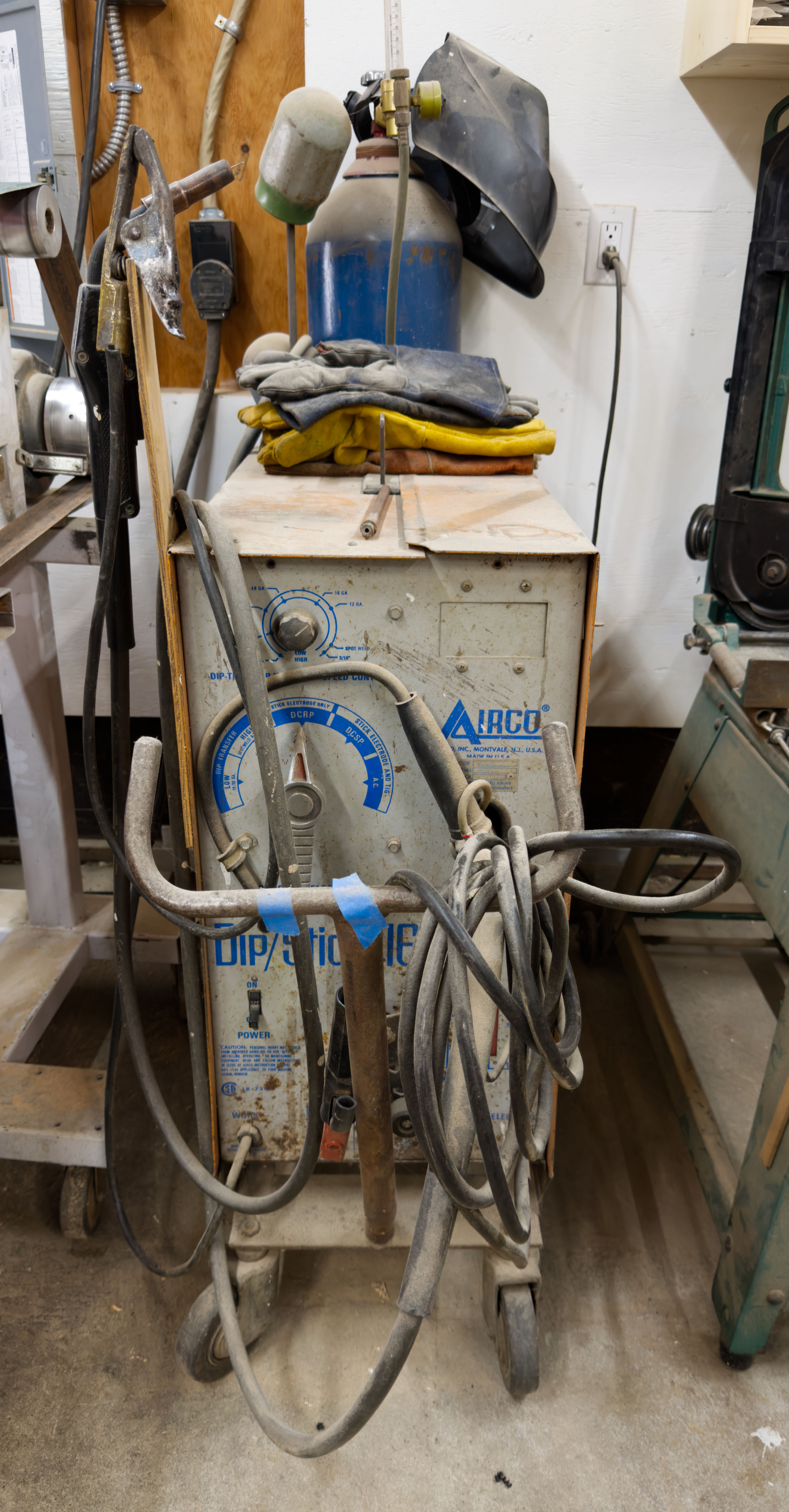 A mig welder